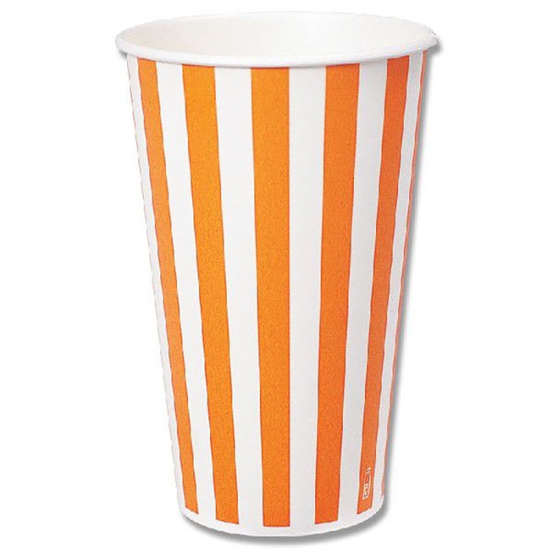 アベシン 紙コップ 約18オンス SCM-545PP ストライプ 25個/袋