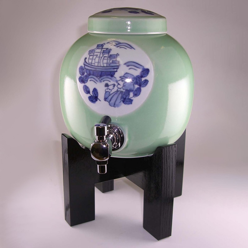 焼酎サーバー 黒塗り台セット 長崎物語 焼酎サーバー 黒塗り台セット 長崎物語厨房館 : 業務用