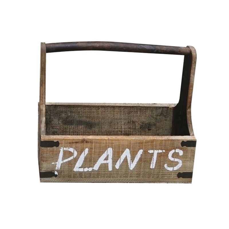 ヒルトップ ウッドプランター 33×10cm LW78 1個(ご注文単位1個)【直送品】