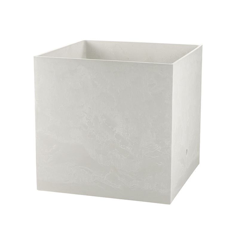 リッチェル ラヴィーレ プランターWS キューブ 55型 ホワイト 70902 1個(ご注文単位1個)【直送品】