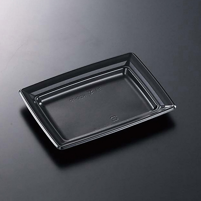 中央化学 惣菜容器 CT沙楽 K18-13 本体 BK 50枚/袋 004467068 包装用品