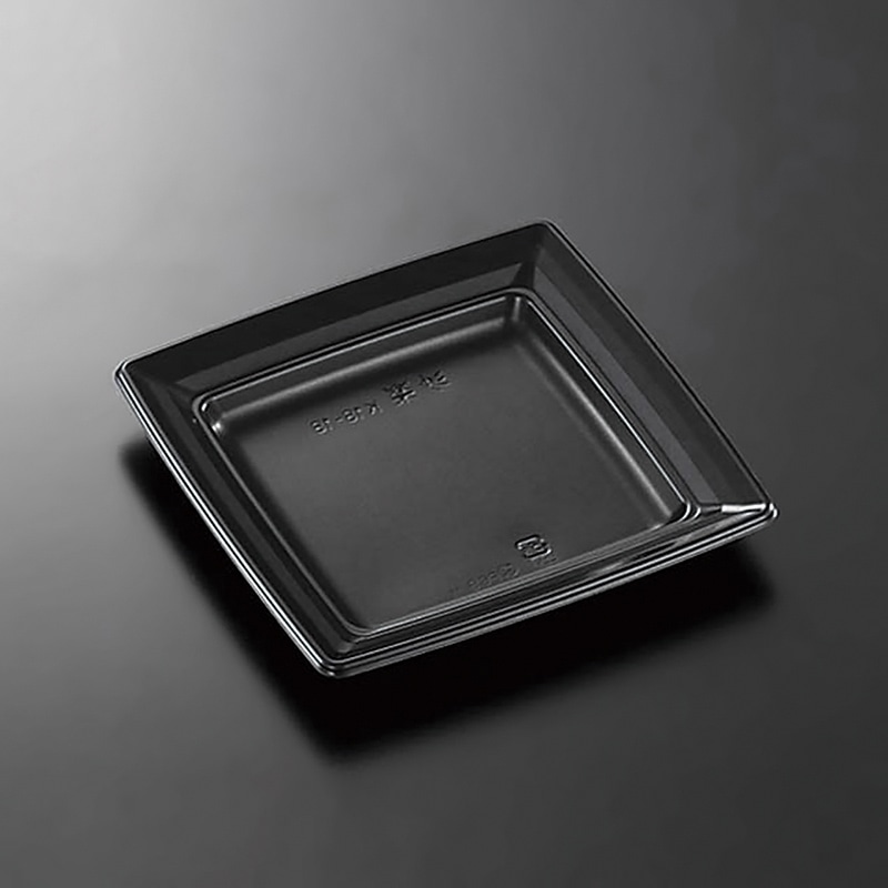 エフピコチューパ 惣菜容器 MS-デリカ 大 本体 黒 50枚/袋