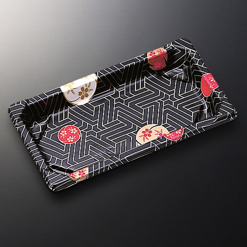 “送料無料/直送” 寿司容器 HS澄板 30-11 麻筆DB-BK 身 600枚