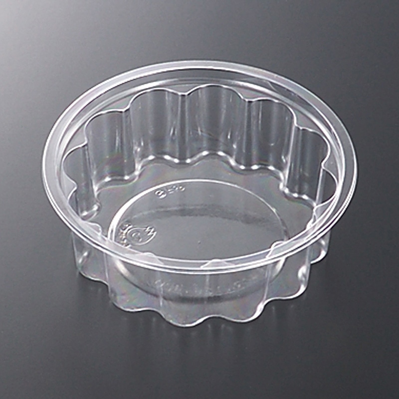 中央化学 サラダ・漬物容器 C-AP菊丸 本体 129-320 50枚/袋(ご注文単位24袋)【直送品】