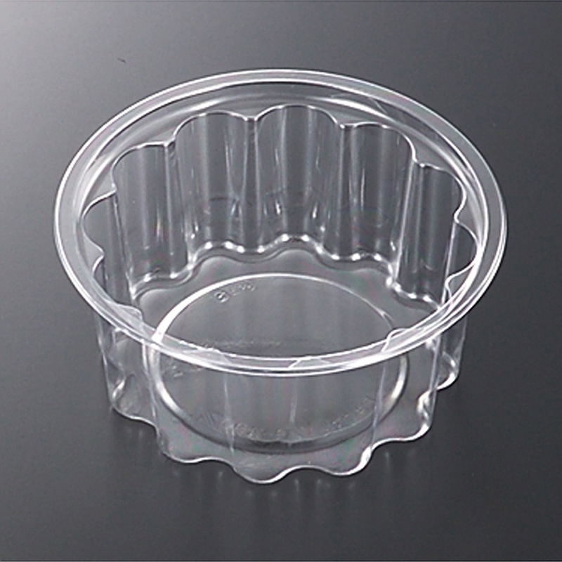 中央化学 サラダ・漬物容器 C-AP菊丸 本体 129-430 50個/袋(ご注文単位24袋)【直送品】