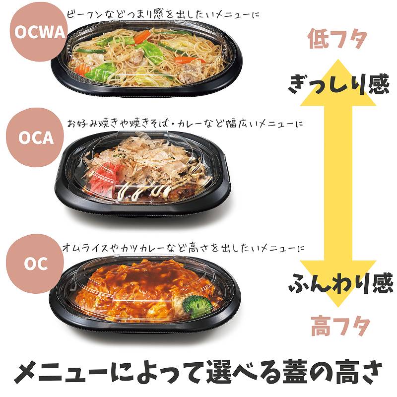 リスパック プレート容器 バイオデリカ サラエル D21B 本体 黒