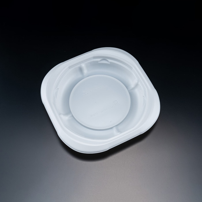 リスパック 惣菜容器 バイオデリカサラエル 本体 M21 B RHBL502 50枚/袋(ご注文単位8袋)【直送品】