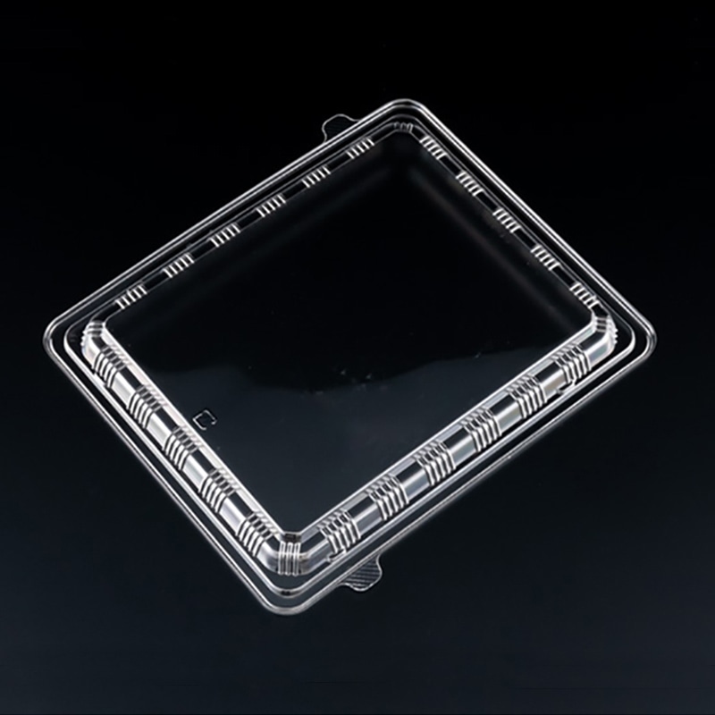 リスパック 弁当容器 バイオデリカやすらぎ 内嵌合蓋 80-OC RHDT450 クリアー防曇 50枚/袋(ご注文単位8袋)【直送品】