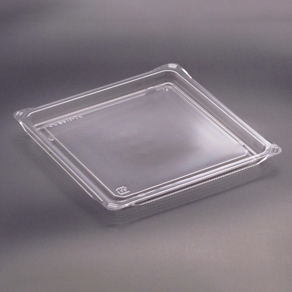“送料無料/直送” クリーンカップ 88角 225BS 本体 透明容器 1500枚 リスパック 惣菜容器 クリーンカップ 外嵌合蓋 88角 OC2 クリアー防曇