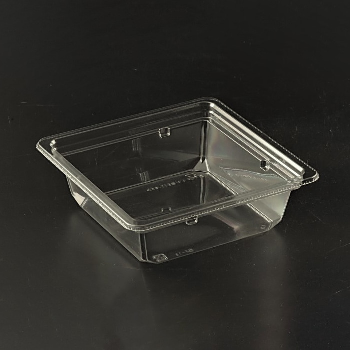 クリーンカップ　キューブ　H　08　穴　6H　クリアー防曇　本体のみ　#PAQS596　600個入　ケース販売　大型商品　取り寄せ品　リスパック クリーンカップ キューブ H 08 穴 6H クリアー防曇 本体のみ #PAQS596