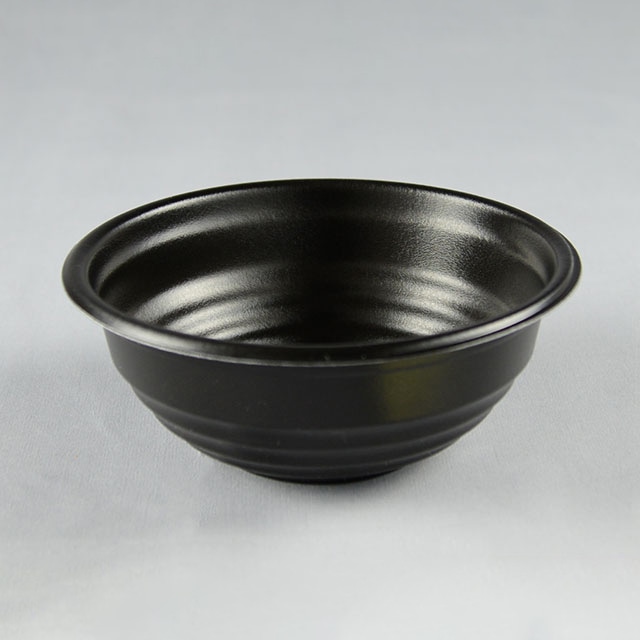 耐熱どんぶり容器 YS丼 本体 D-2 黒 50枚/袋（ご注文単位8袋）【直送品