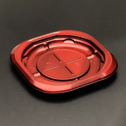 リスパック 惣菜容器 バイオデリカサラエル 本体 M19 BA RHBL455 50枚/袋(ご注文単位8袋)【直送品】