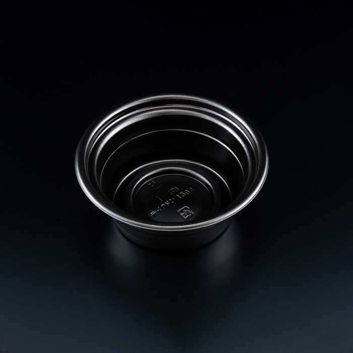 リスパック 丼容器 テイク丼 本体 150B RHDT741 黒 50枚/袋(ご注文単位12袋)【直送品】