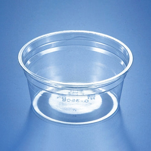 リスパック 惣菜容器 バイオカップ 本体 G 350B クリアー PABC116 50枚/袋(ご注文単位20袋)【直送品】