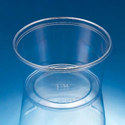 リスパック 惣菜容器 バイオカップ 本体 129パイ 650B クリアー PABC118 50個/袋(ご注文単位15袋)【直送品】