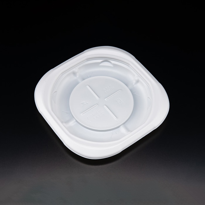 リスパック 惣菜容器 バイオデリカサラエル 本体 M19 BA RHBL452 50枚/袋(ご注文単位8袋)【直送品】