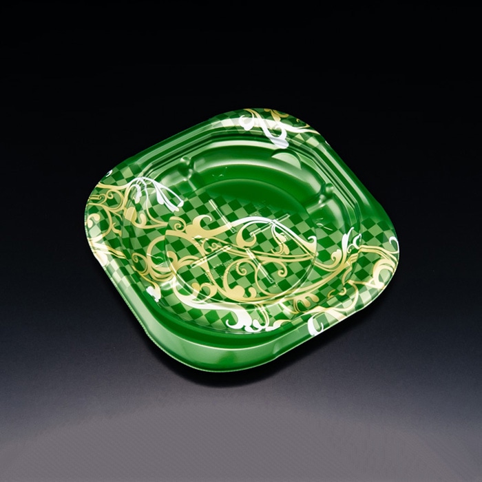 リスパック 惣菜容器 バイオデリカサラエル 本体 M19 BA RHBL454 K-エマグリーン 50枚/袋(ご注文単位8袋)【直送品】