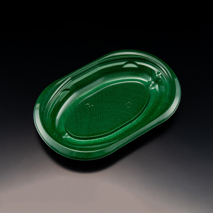 リスパック 惣菜容器 バイオデリカサラエル 本体 D21 B RHBL109 K-ビアグリーン 50枚/袋(ご注文単位12袋)【直送品】