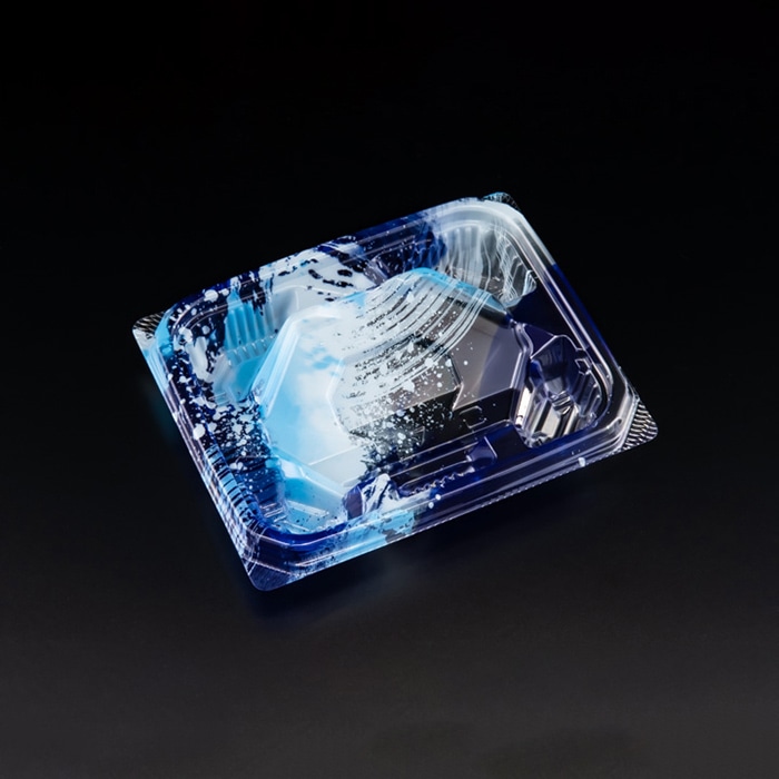 (1000枚) 刺身容器 バイオ 流派 盛20-12B ステラグリーン リスパック 00695258 刺身容器 バイオ 流派 盛20-12B めいかい青 リスパック | テイクアウト