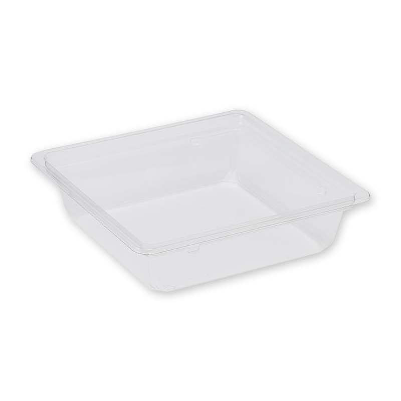 クリーンカップ　キューブ　H　08　穴　6H　クリアー防曇　本体のみ　#PAQS596　600個入　ケース販売　大型商品　取り寄せ品　リスパック クリーンカップ キューブ H 08 穴 6H クリアー防曇 本体のみ #PAQS596