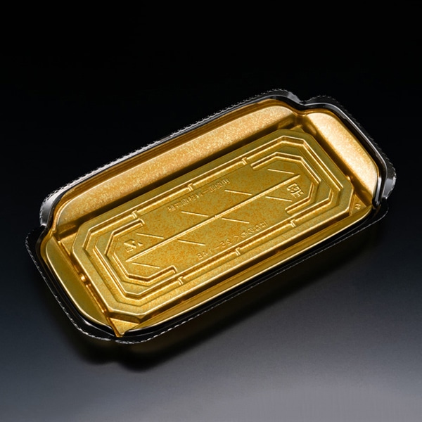 リスパック 刺身容器 バイオ 華ノ枠 本体 25-14B 真打金 FHNW555 50枚