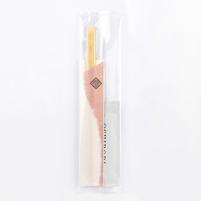 コンドル産業 割りばし 竹天削 和柄ピンク 3点セット 9寸 950001