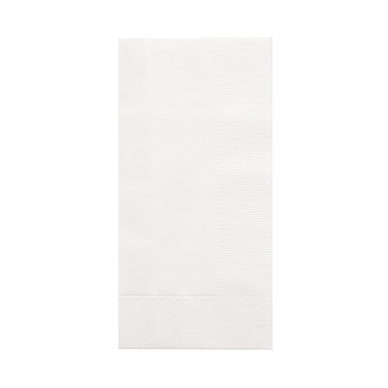 オリエンタル紙業 カラー紙ナプキン 1プライナプキン 8折 約45cm 白無地 75枚/袋