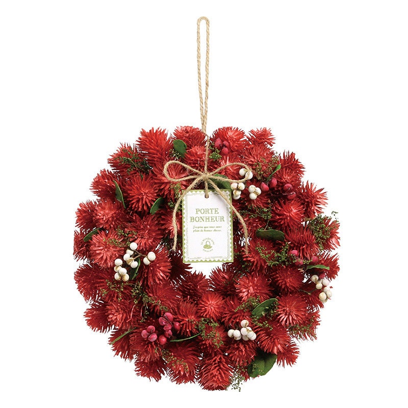 SG Wonder zone 完成リース φ24cm ストロベリー 660-018 1個(ご注文単位1個)【直送品】