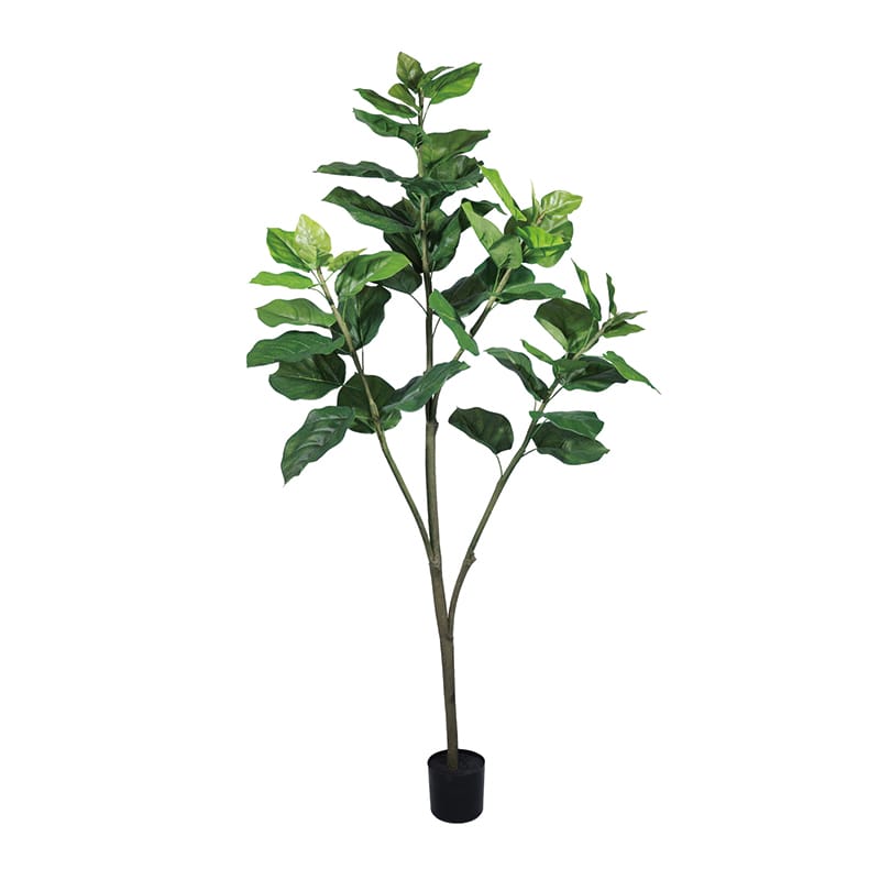 ビバ工芸 造花 インテリアグリーン ウンベラータポット 150cm VDG5607 1本(ご注文単位1本)【直送品】