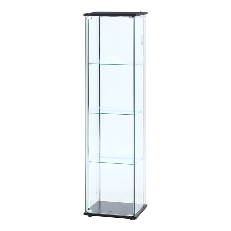 不二貿易 ガラスコレクションケース 4段 LED 1台（ご注文単位1台