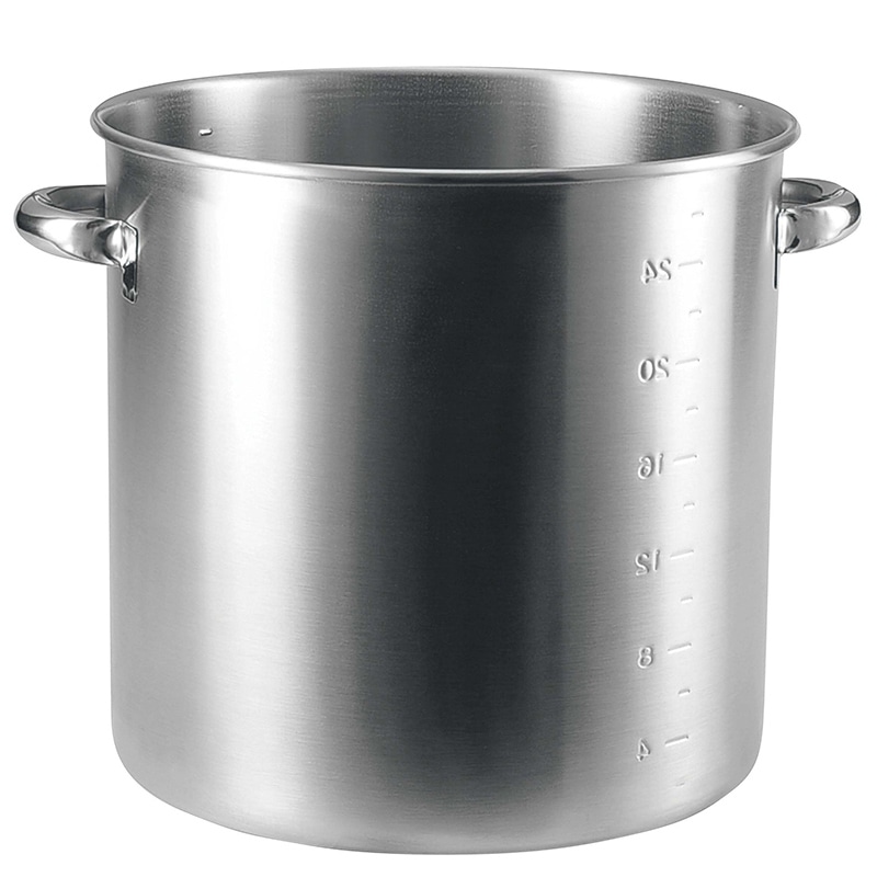 本間製作所 K 19-0 IH対応 寸胴鍋（目盛付） 28cm（蓋無） 1個（ご注文