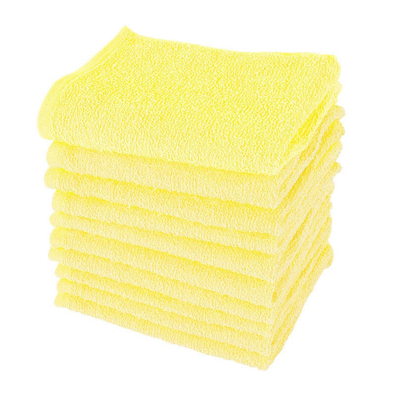 小杉善株式会社 平織カラータオル フェイスタオル 10枚組