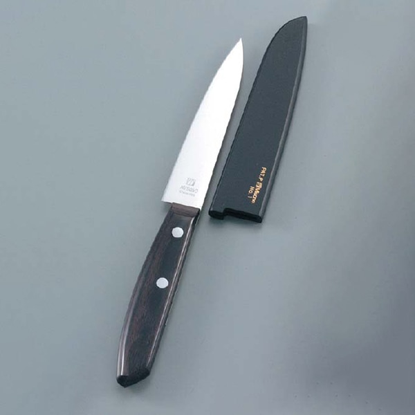 ミソノ果物ナイフ（木製サヤ付）NO.110.5cm 1個（ご注文単位1個