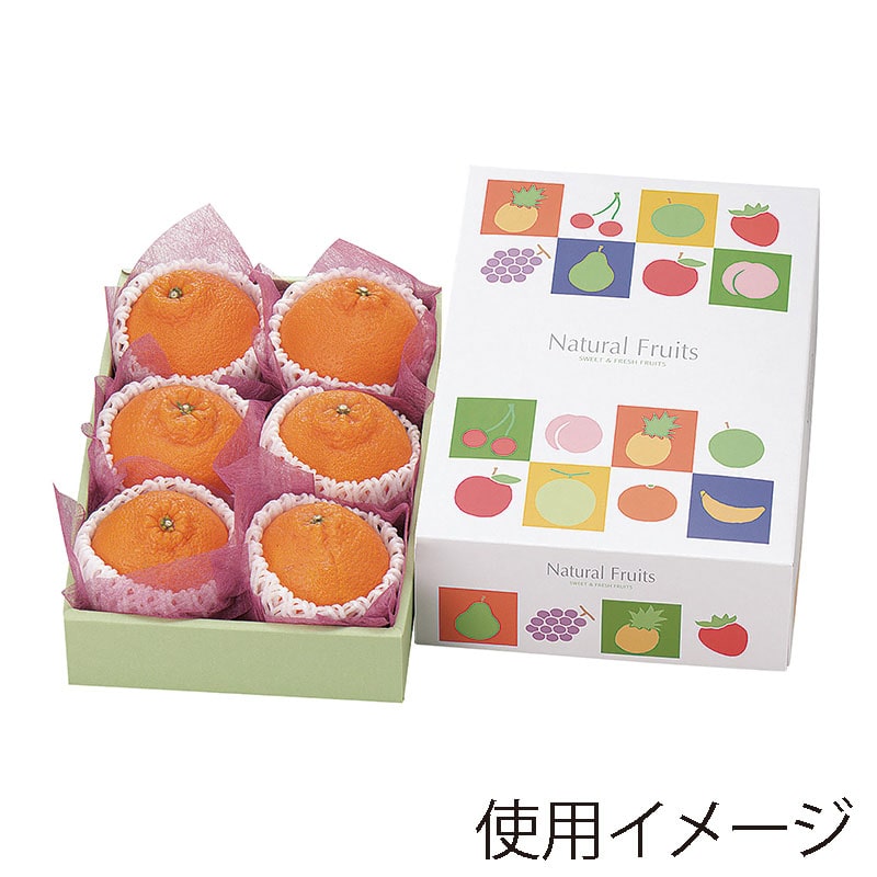 ヤマニパッケージ フルーツ箱 サービス果物 L-2142 10枚/束（ご注文