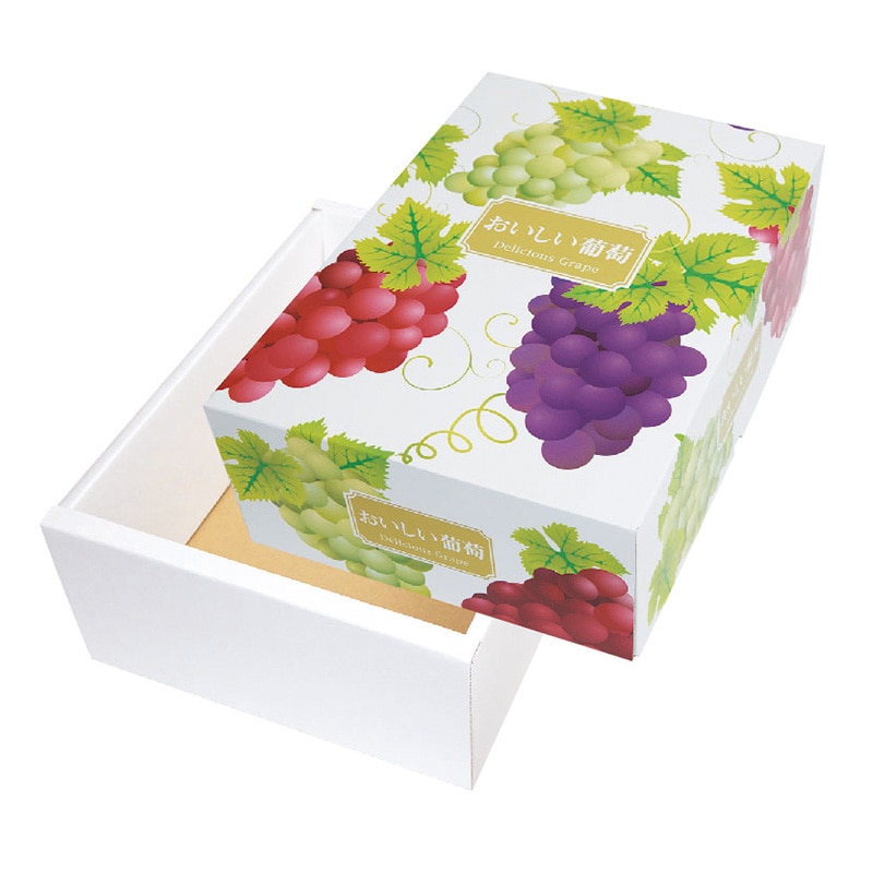 ヤマニパッケージ ギフト箱 デリシャス葡萄 3kg 深口 L-2340 10枚/束