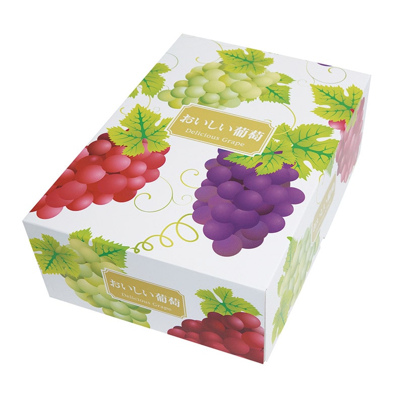 ヤマニパッケージ ギフト箱 デリシャス葡萄 3kg 深口 L-2340 10枚/束