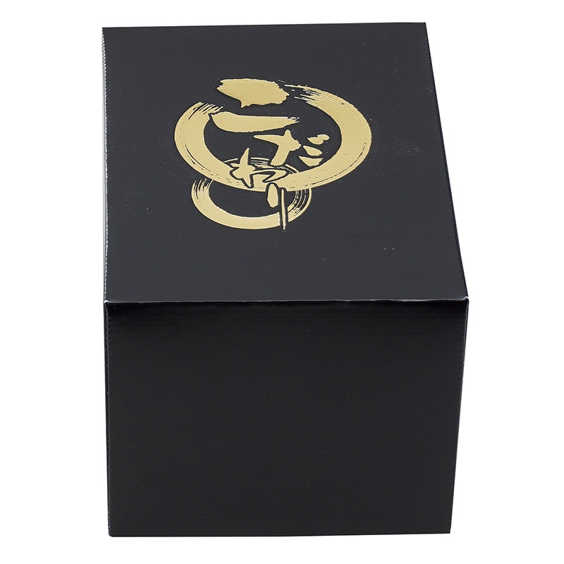 ヤマニパッケージ フルーツ箱 こだわりの黒 140H 小 L-2370 10枚/束