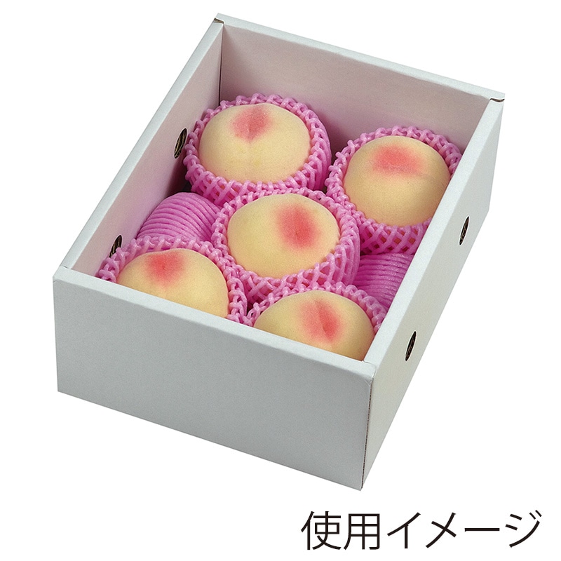ヤマニパッケージ 桃箱 桃だより 1.5kg L-2456 10枚/束（ご注文