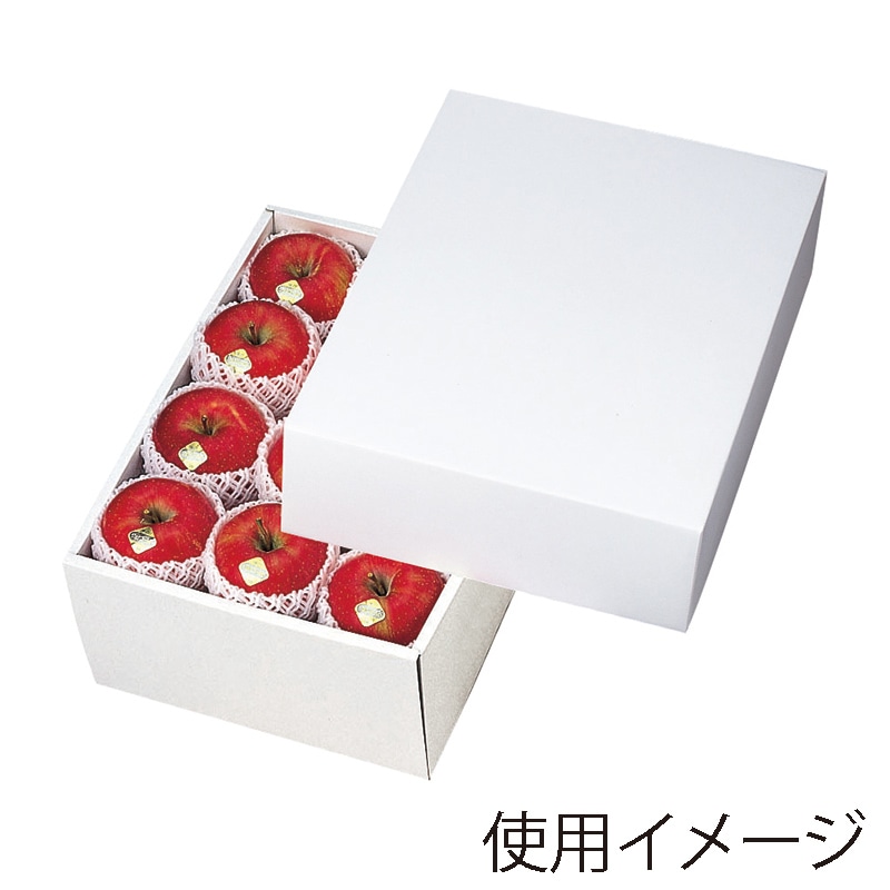 ヤマニパッケージ 300ml瓶箱 ブロックホワイト 5本 K-1453 50枚/箱（ご