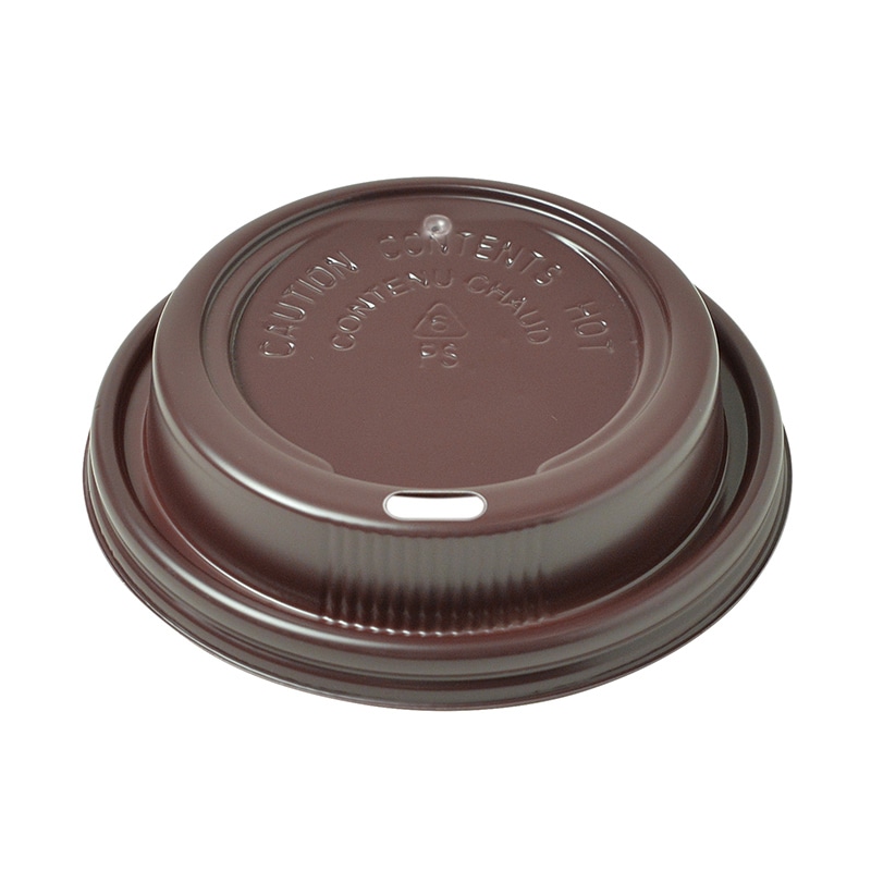 ストリックスデザイン 紙コップ　リップルラップカップ蓋　8オンス用 48個入　ブラウン MB-872 1袋（ご注文単位48袋）【直送品】