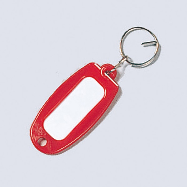 共栄プラスチック ネームホルダー マーキー名札 レッド 10個入 M-40-10-R 1パック(ご注文単位1パック)【直送品】