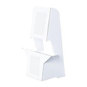ジャパンアート ディスプレイ用 紙スタンド キャビネサイズ対応 10枚パック KSM-11 1パック(ご注文単位1パック)【直送品】
