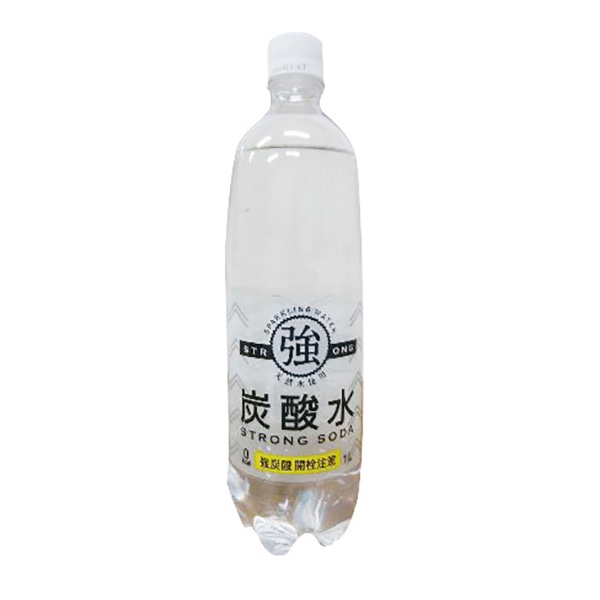強炭酸水 1L 常温 1本※軽（ご注文単位1本）※注文上限数12まで【直送品