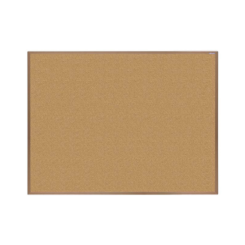 馬印 コルク柄 ツーウェイ掲示板 カラーアルミ枠 KBMC34CN 1枚（ご注文
