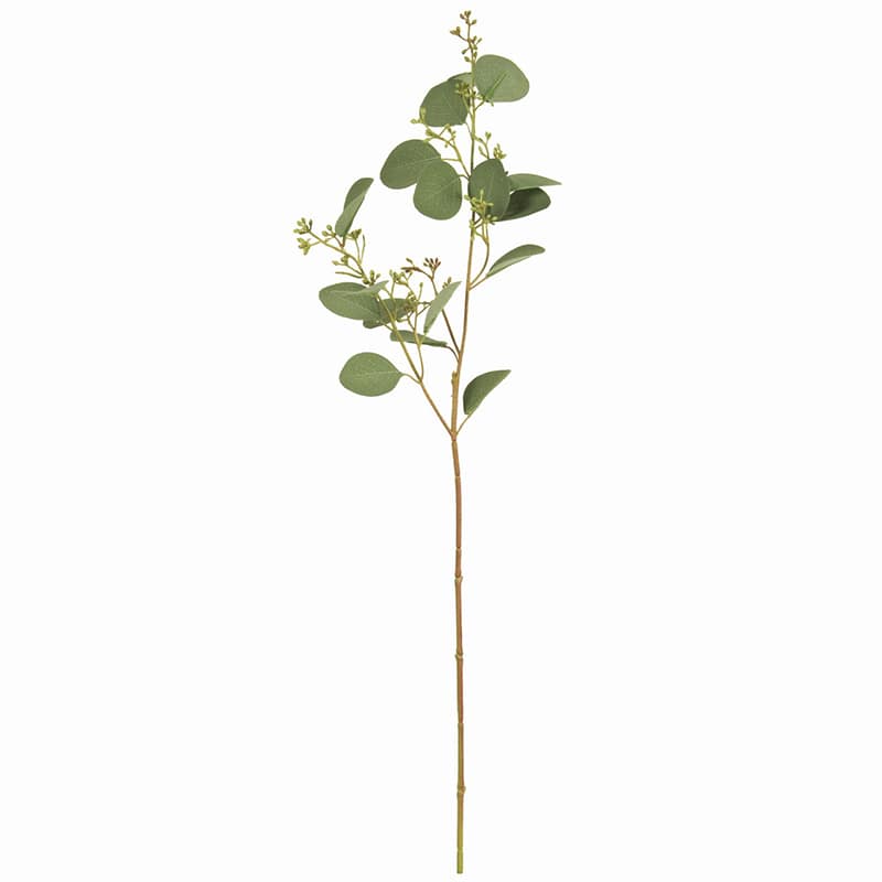 東京堂 造花 丸葉ユーカリ FG9683 グリーン 1本(ご注文単位1本)【直送品】
