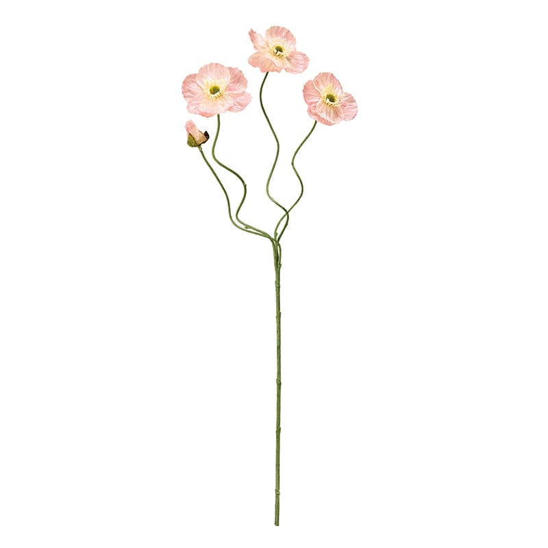 造花　ポピー　白　130本 造花 ポピー 白 130本