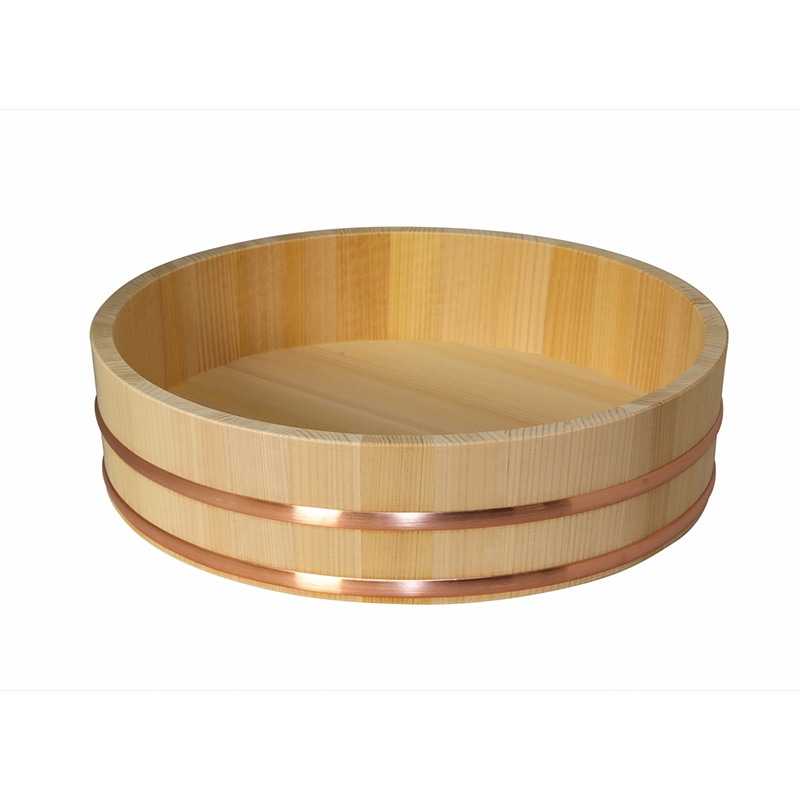 エムテートリマツ 椹・寿司桶 390mm 026100021 1個(ご注文単位1個)【直送品】