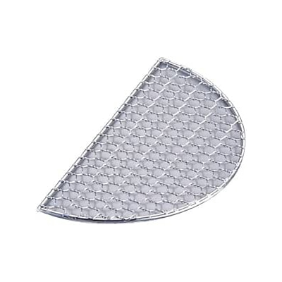 エムテートリマツ MT　半月とんかつ網 亀甲目　足無 020748005 1個（ご注文単位1個）【直送品】