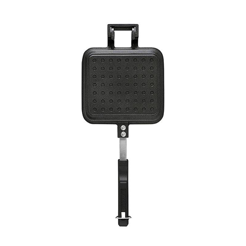 アイリスオーヤマ ホットサンドメーカー IH/ガス火対応 ダブル ブラック NGHS-DI 1個(ご注文単位1個)【直送品】