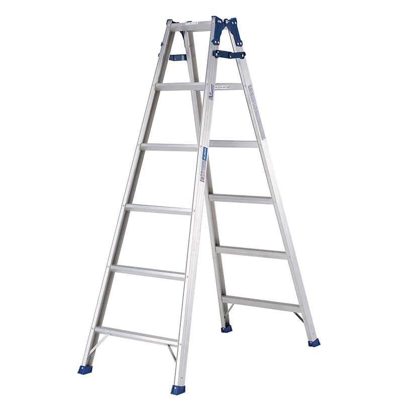 アルミ はしご兼用脚立 PRS-120WA 1個(ご注文単位1個)【直送品】